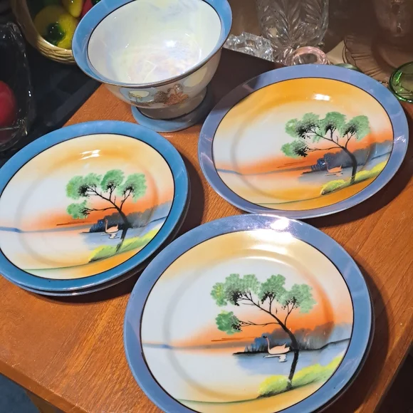 Hand Painted Vintage Noritake China Set Vintage Noritake China Set